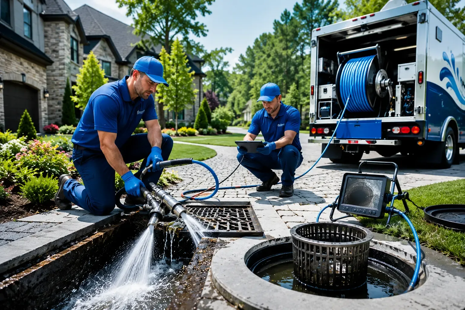 Local outdoor drain cleaning professionals in Andover, CT